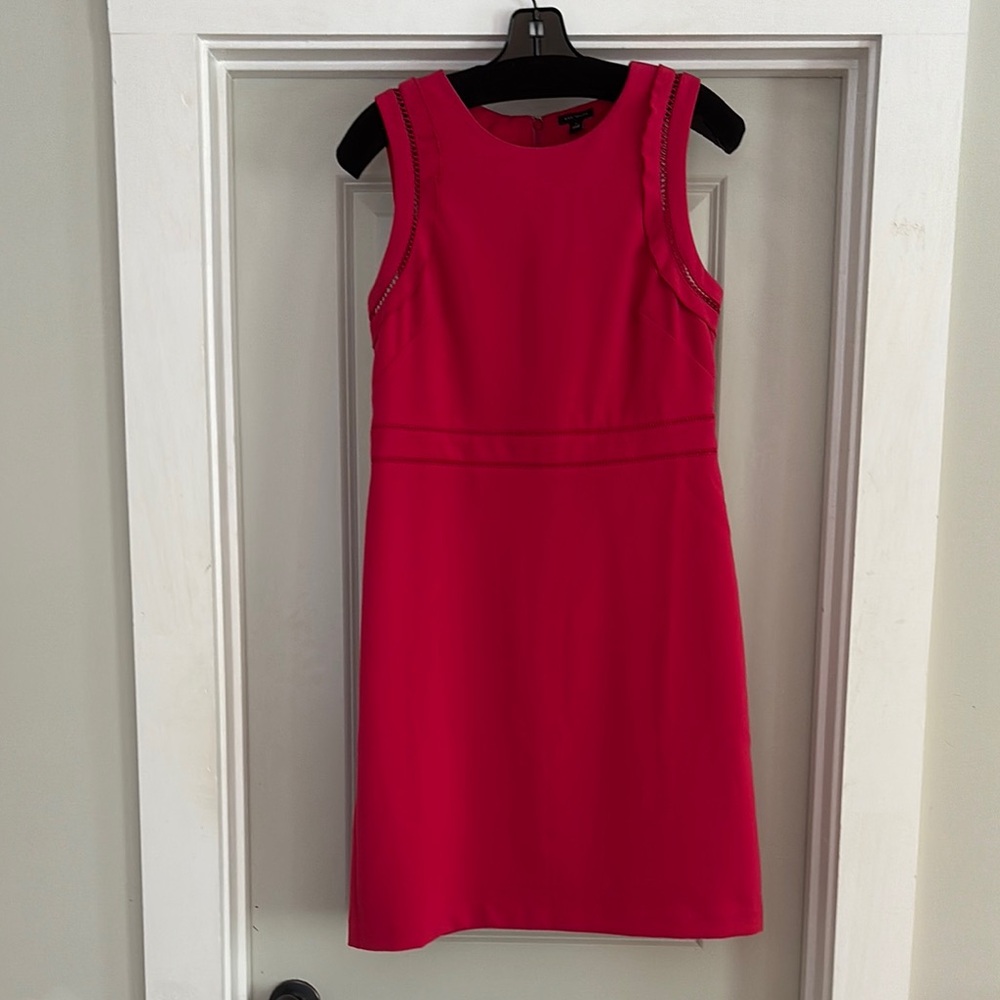Ann Taylor Dark Pink Sleeveless Dress